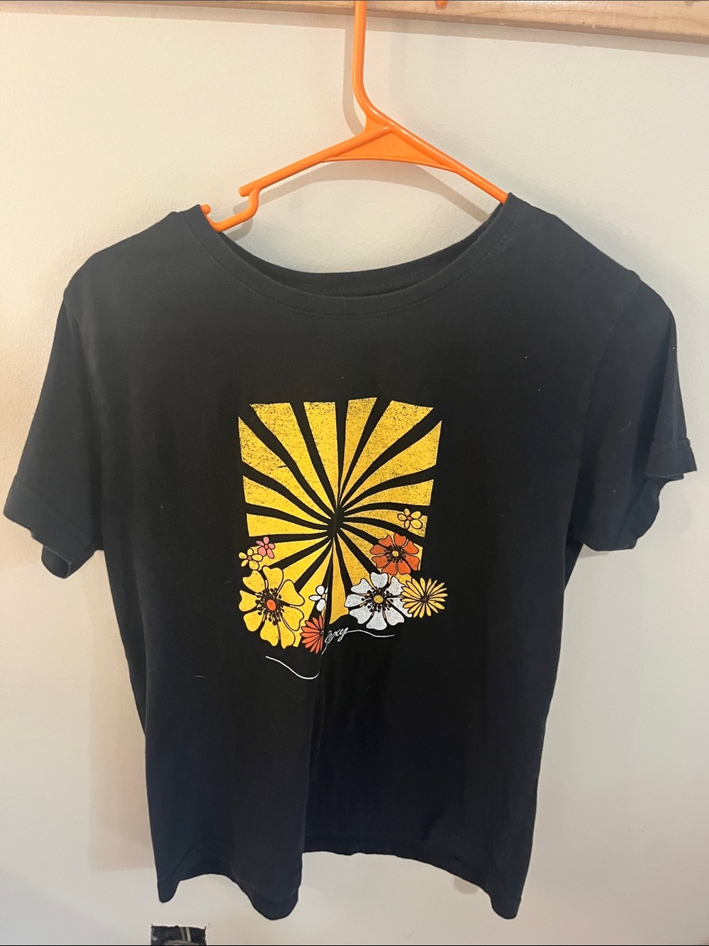 Roxy Black Short Sleeve Tee